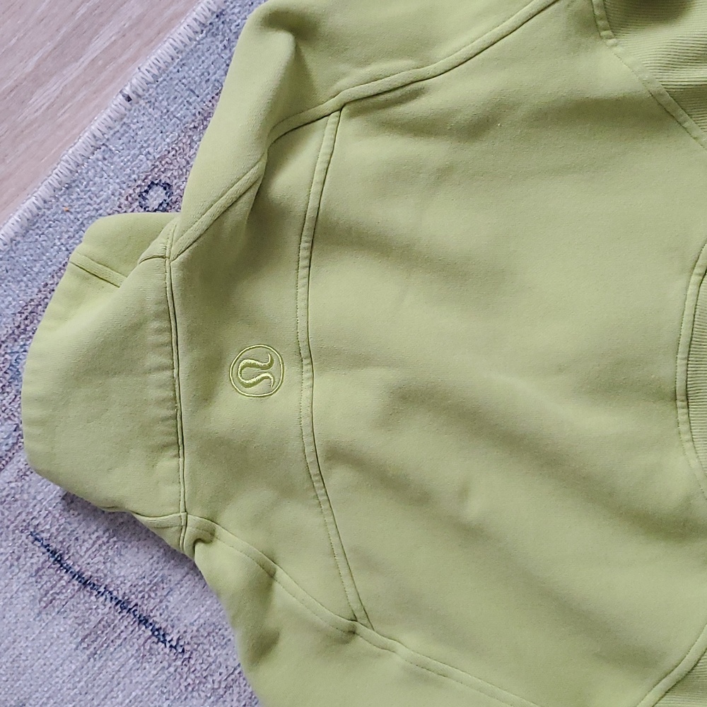 Lululemon Scuba Oversized Half-Zip Sweatshirt Wasabi SzXS/S - Picture 9 of 10